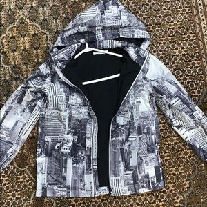 XS rain bomber jacket